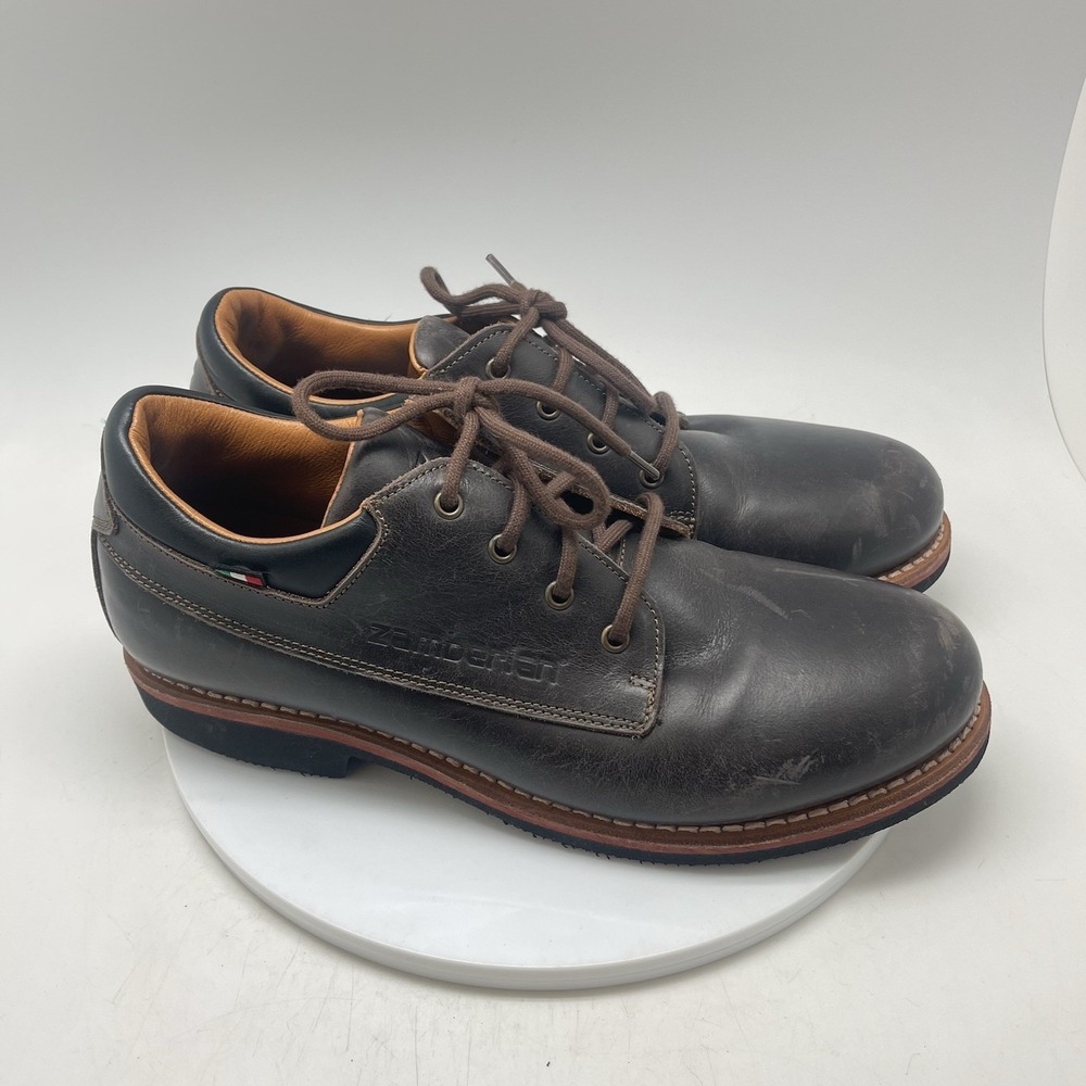 Zamberlan Solden GW Oxford Mens 11 US Brown Leather 1134 Italy Vibram Outdoor